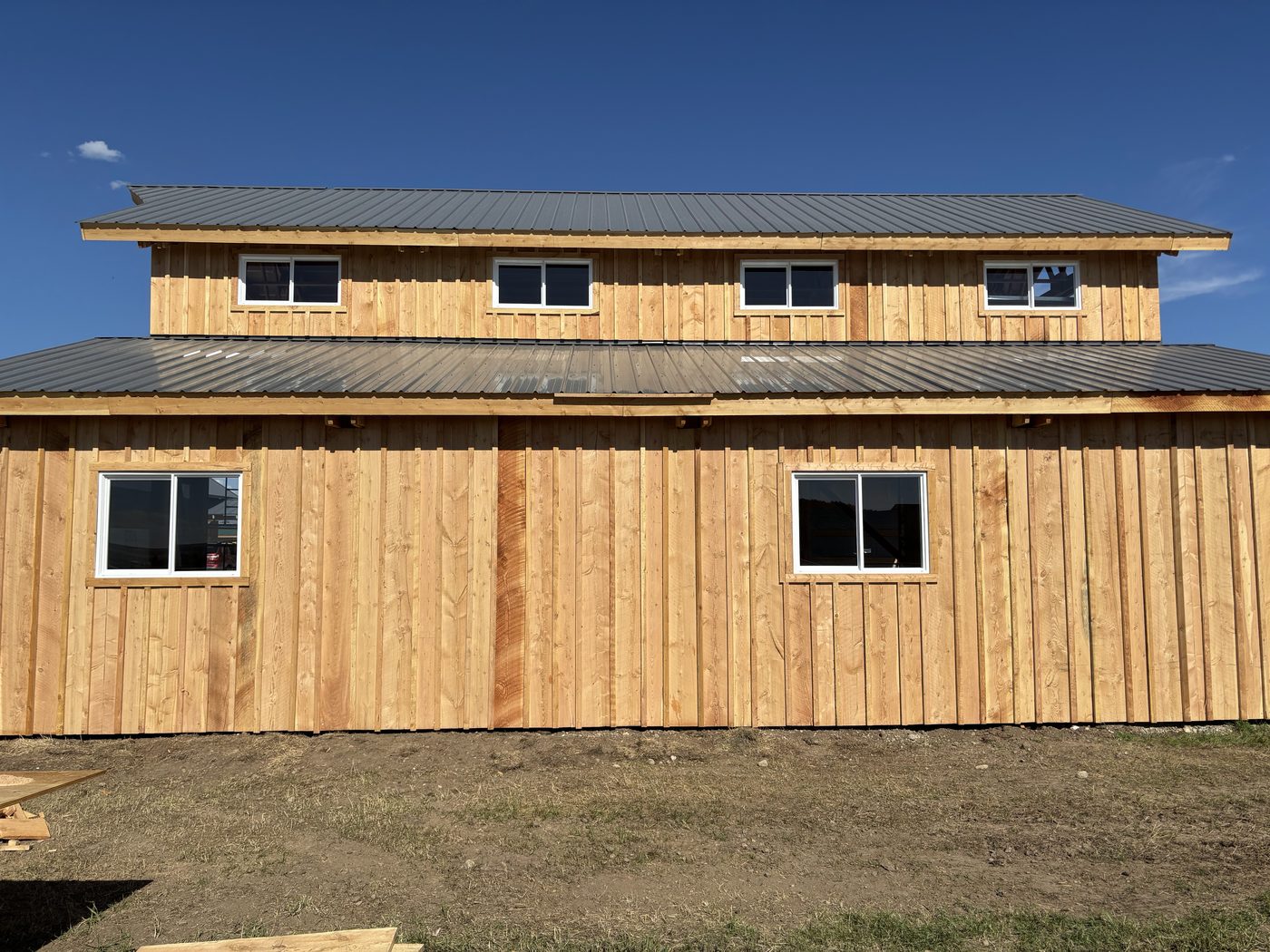 Completed barndominium exterior
